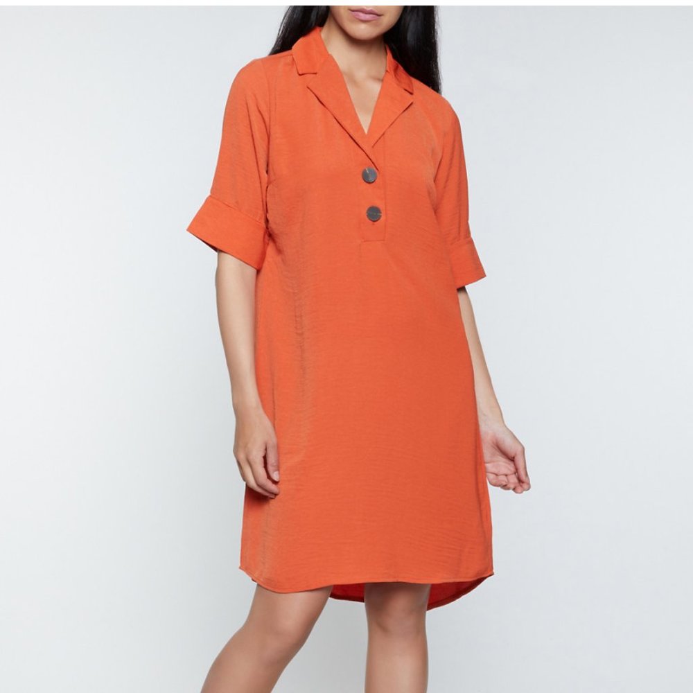Two Button Collared Dress
